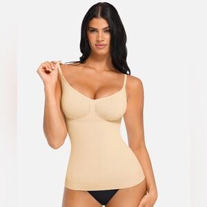 Feelingirl Bust Support Waist and Abdomen Control Shape Tank Top Vest